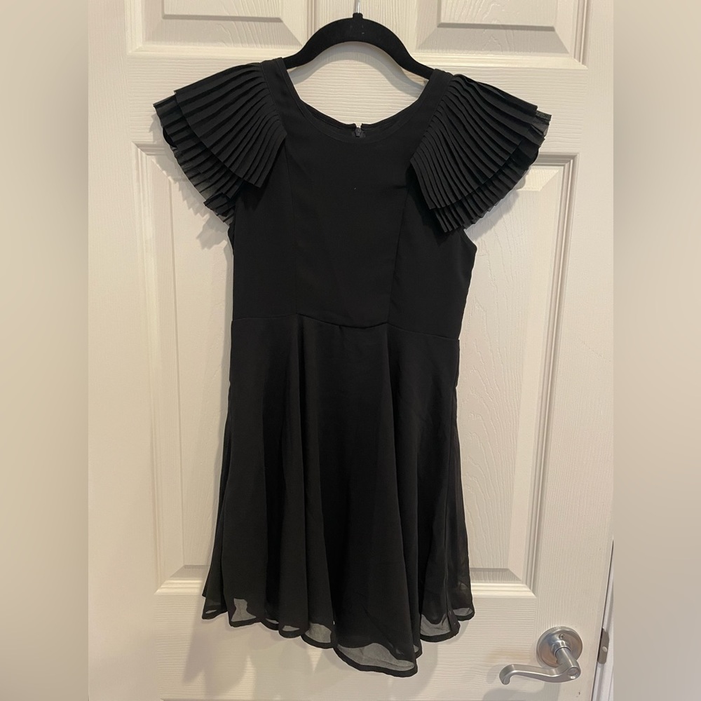 Ella Moss Girl’s Black Twirl Dress
